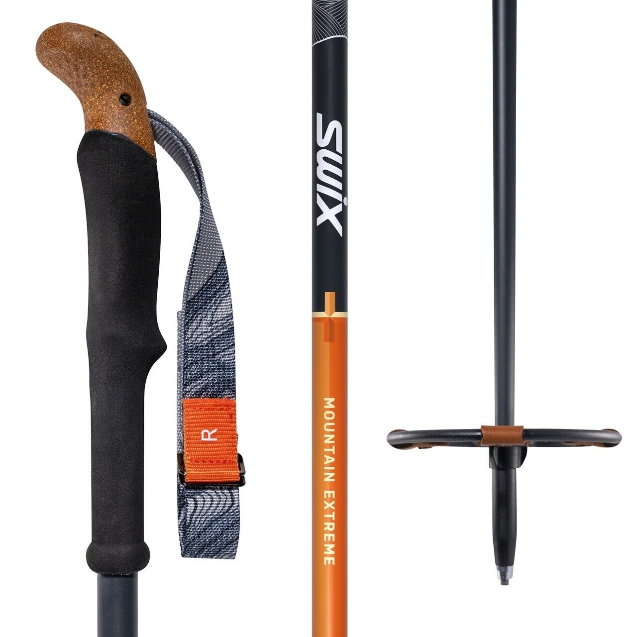 Swix Mountain Extreme XC backcountry Nordic Carbon composite poles 610-00
