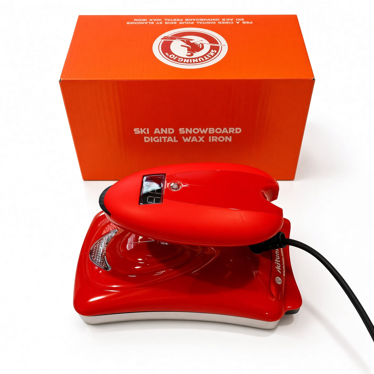 Digital red ski & Board Wax Iron 800W - 2 Year Warranty