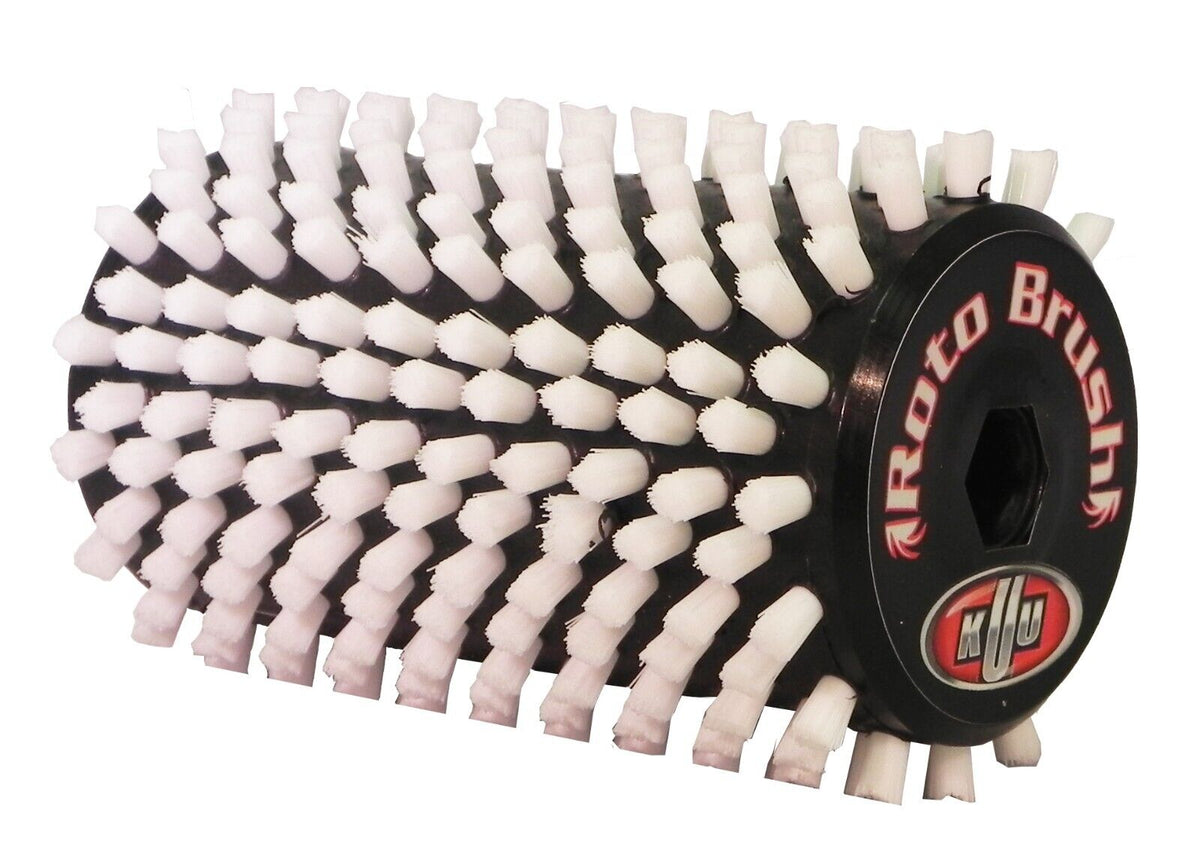 Kuu Universal Nylon general finish roto brush white 6 mm 100mm width K627W4