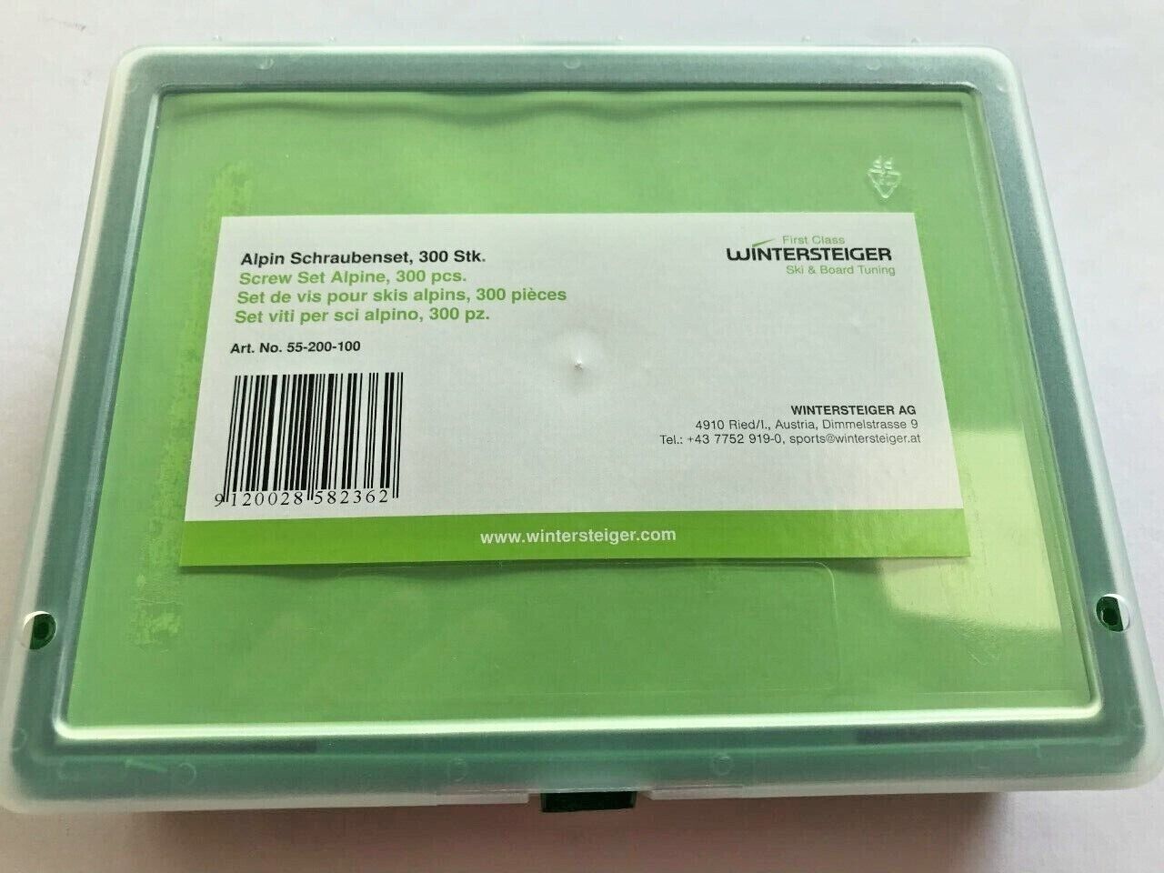 Wintersteiger ski repair/mount screw set 300 pieces 55-200-100 Made in Austria
