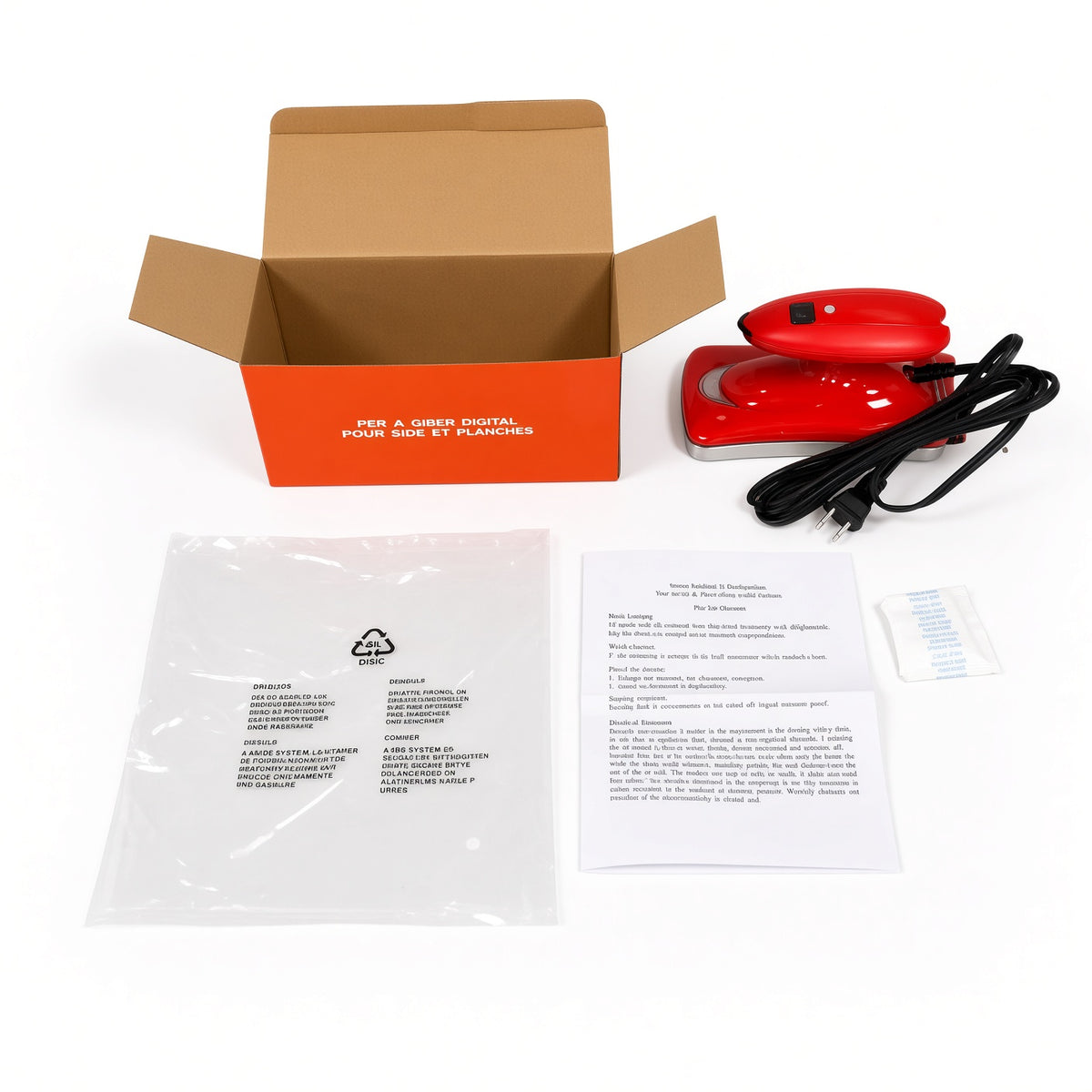 Digital red ski & Board Wax Iron 800W - 2 Year Warranty