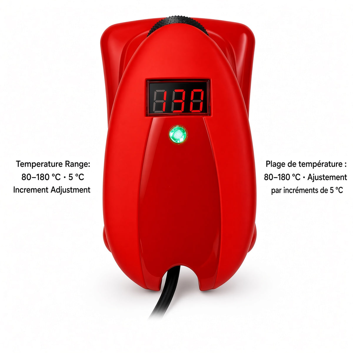 Digital red ski & Board Wax Iron 800W - 2 Year Warranty