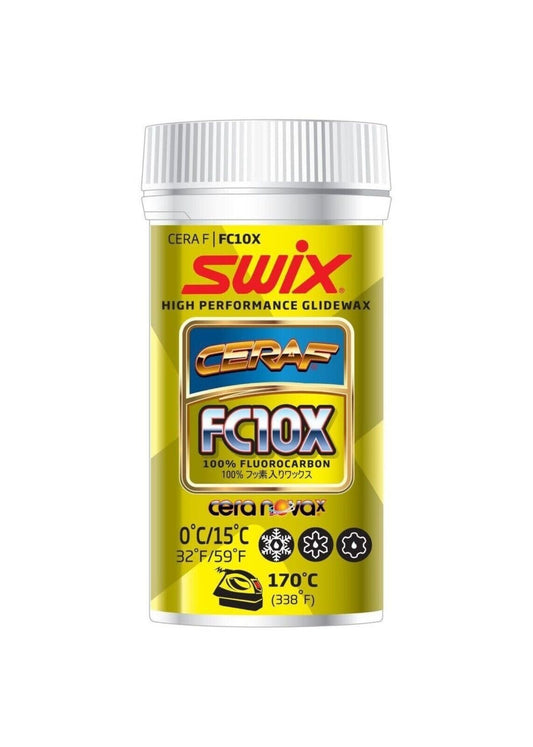 Swix CF POWDER cera F World cup FC10X Warm 0 à +15 C 30g Fabriqué en Norvège