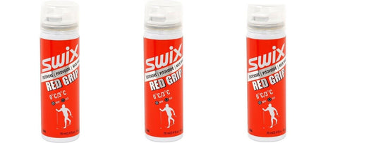 Swix V60L Red grip aerosol liquid wax XC 0 to +3c 70ml Pack of 3 (210 ml)